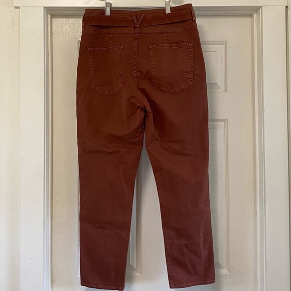 Veronica Beard Extra High Rise Logan Slim Straight Jeans - Picture 4 of 7